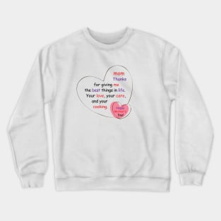 thanks mom, Happy Mother's Day... Crewneck Sweatshirt